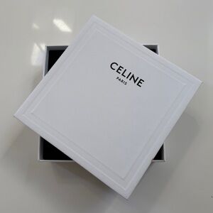 Celine Paris White Gift Storage Box 8.25” x 8.25” x 2.5” VGUC - Authentic